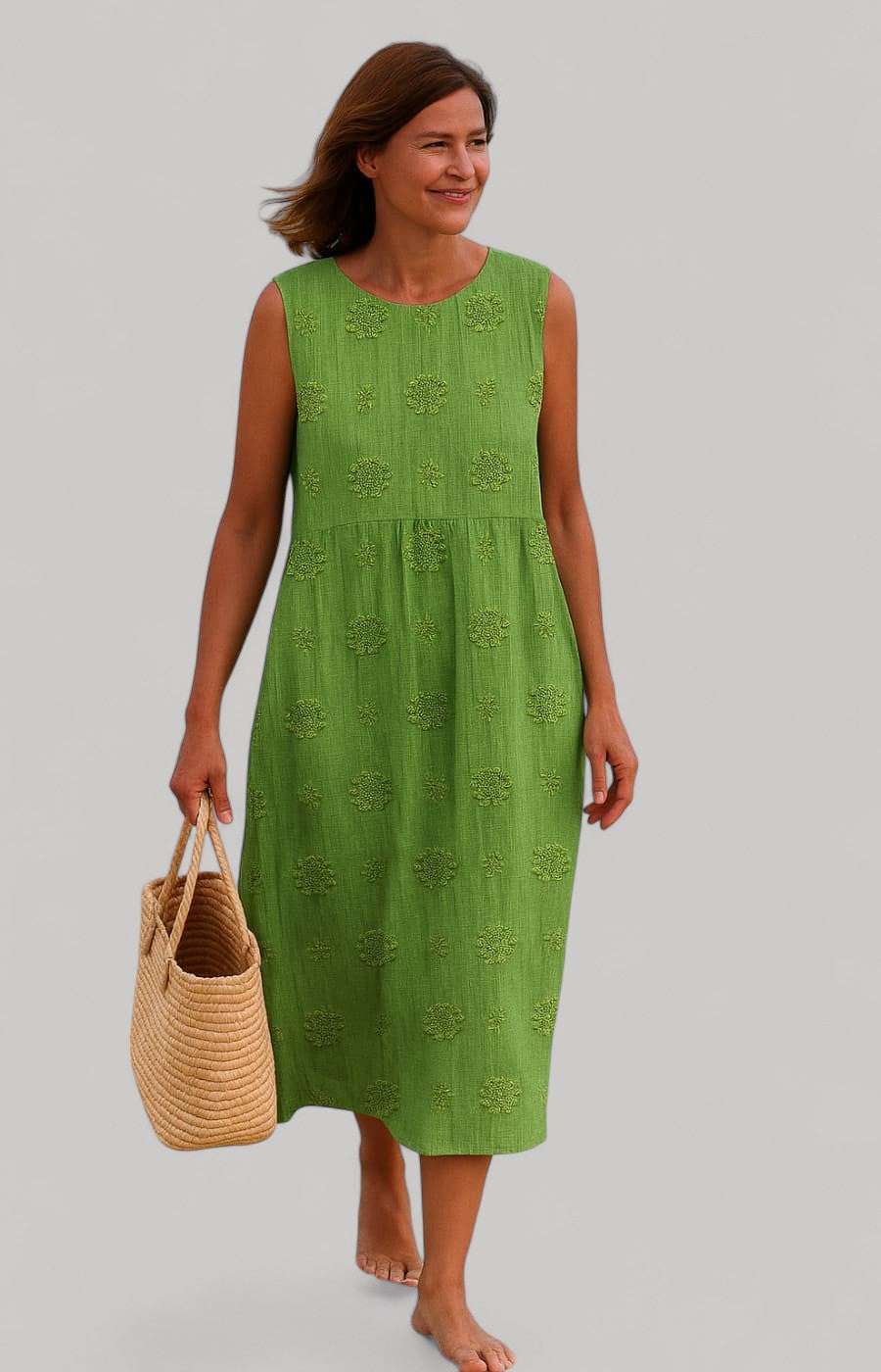 Johanne – Let Sommerkjole Med Elegant Struktur
