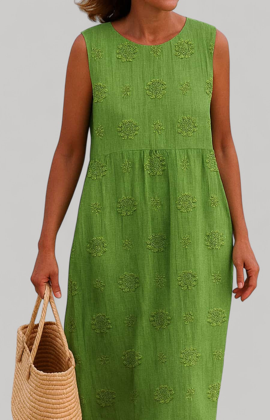 Johanne – Let Sommerkjole Med Elegant Struktur