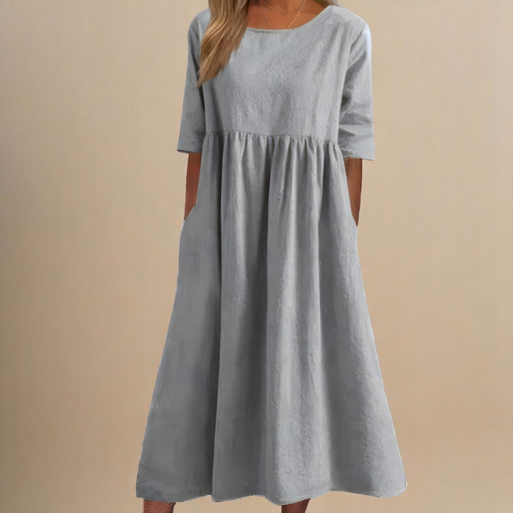 Constance™ | Flatterende Bomuldskjole