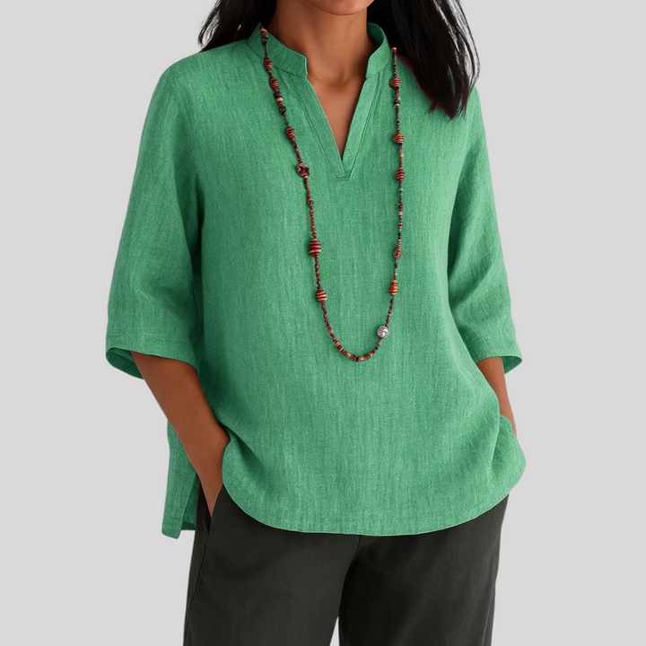 Annelou™ | Tidløs Afslappet Bluse