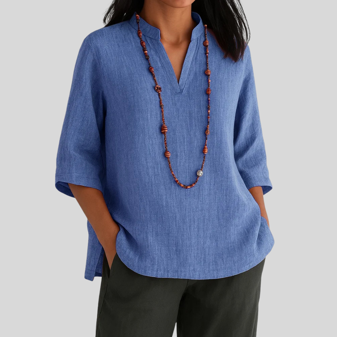 Annelou™ | Tidløs Afslappet Bluse
