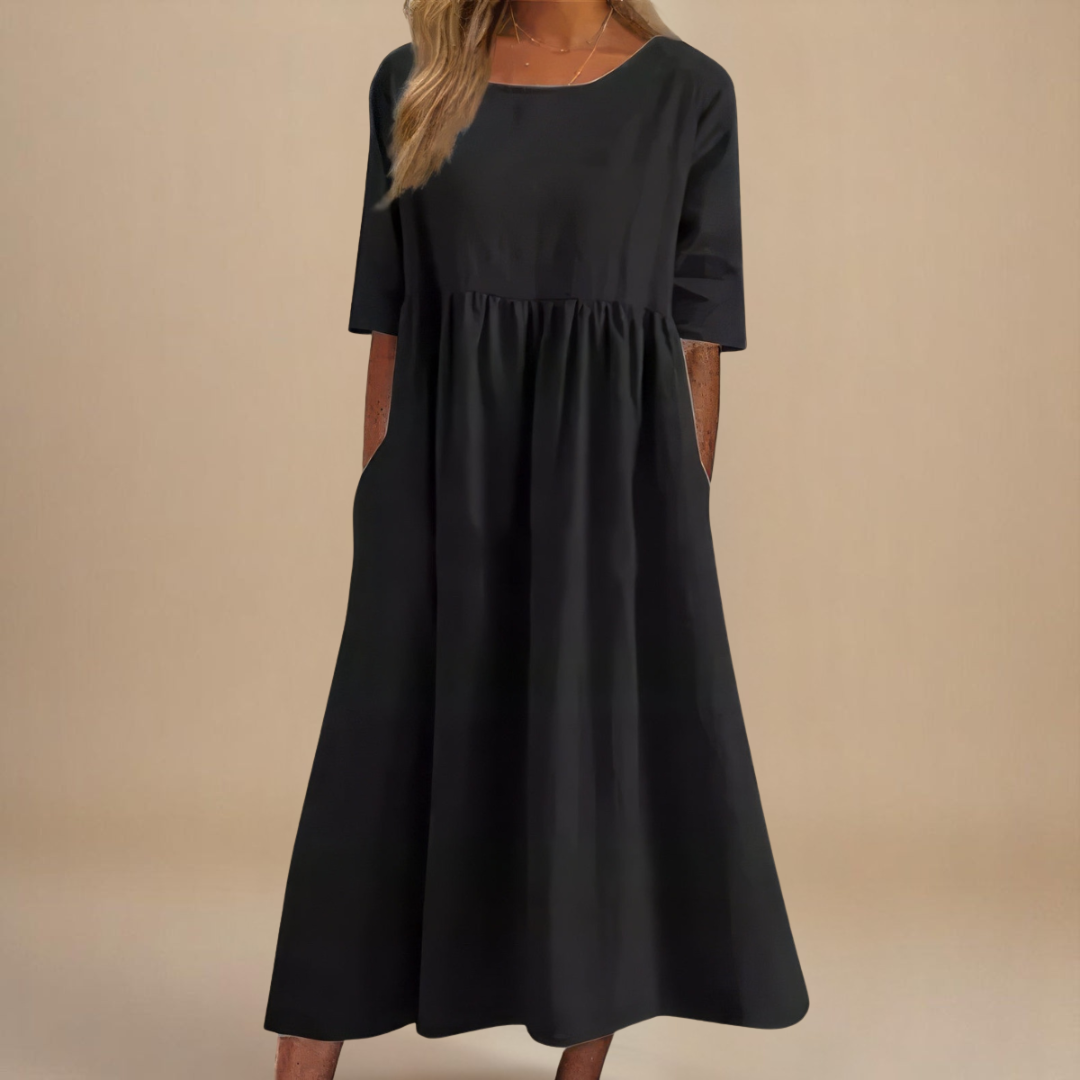 Constance™ | Flatterende Bomuldskjole