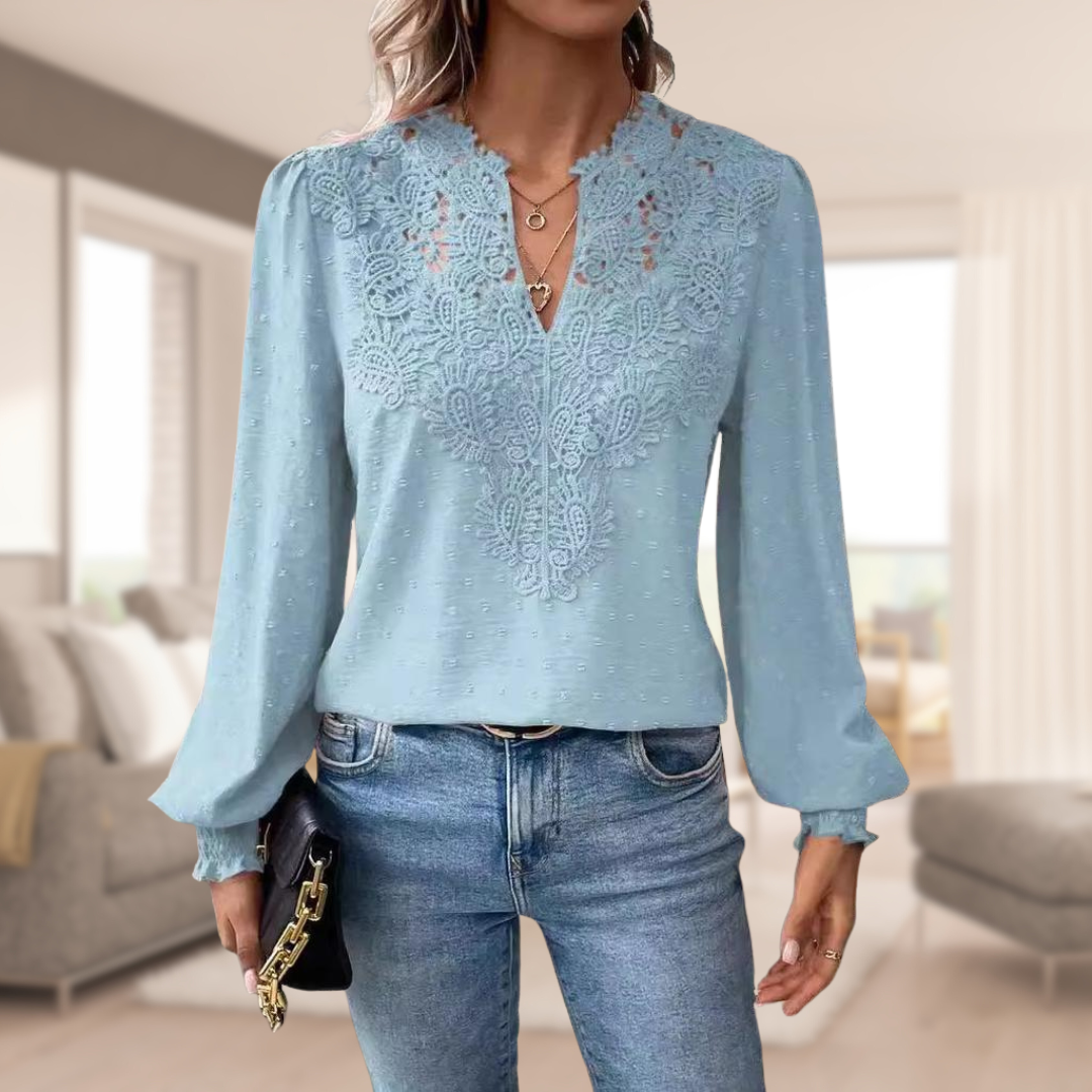 Karna™ | Elegant damebluse med løse ærmer