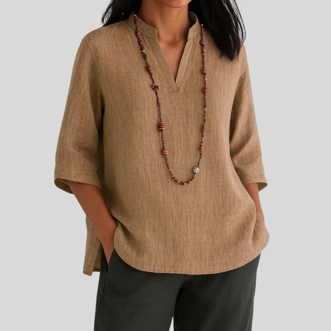 Annelou™ | Tidløs Afslappet Bluse