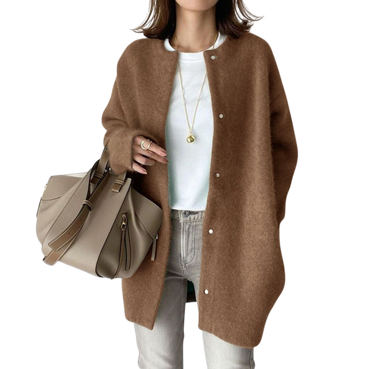 Helga-Marie™ | Tidløs Afslappet Cardigan