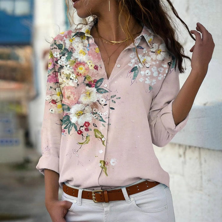 Ellinor™ | Elegant og trendy kunstbluse