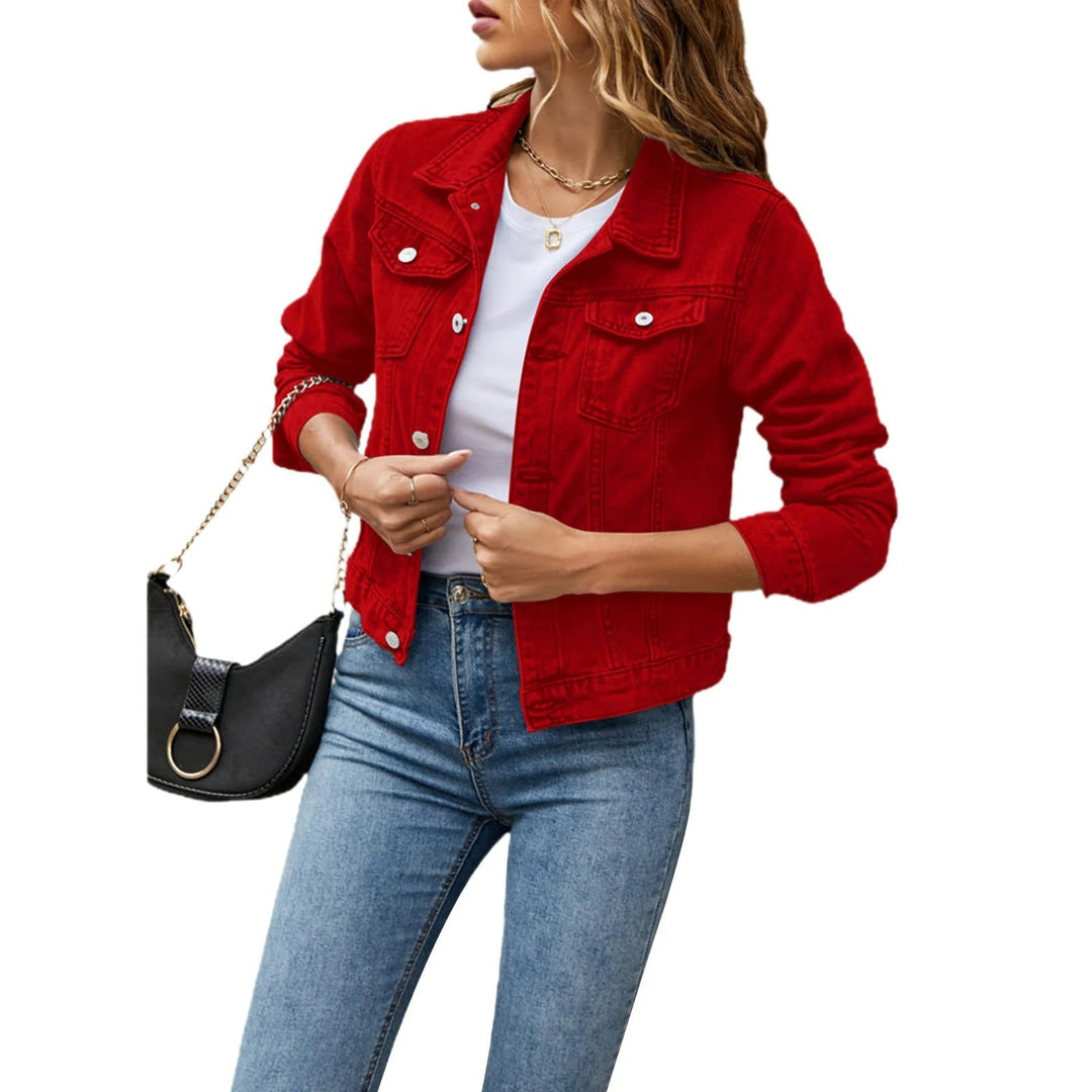 Karoline™ | Stilfuld Casual Denimjakke