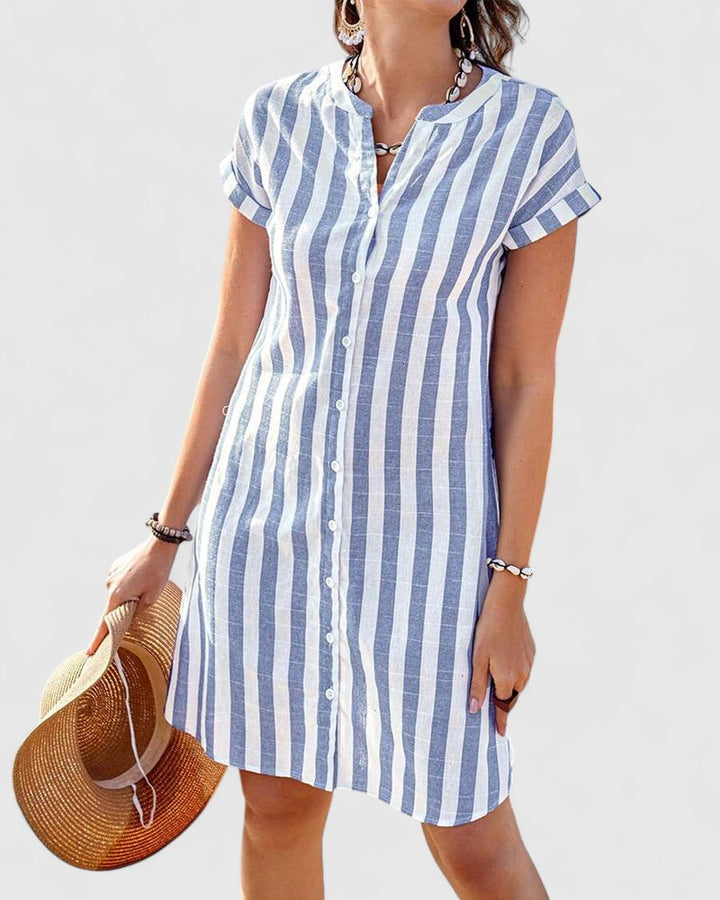 Minna™ | Elegant Skjortekjole