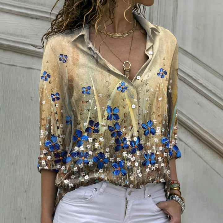 Ellinor™ | Elegant og trendy kunstbluse