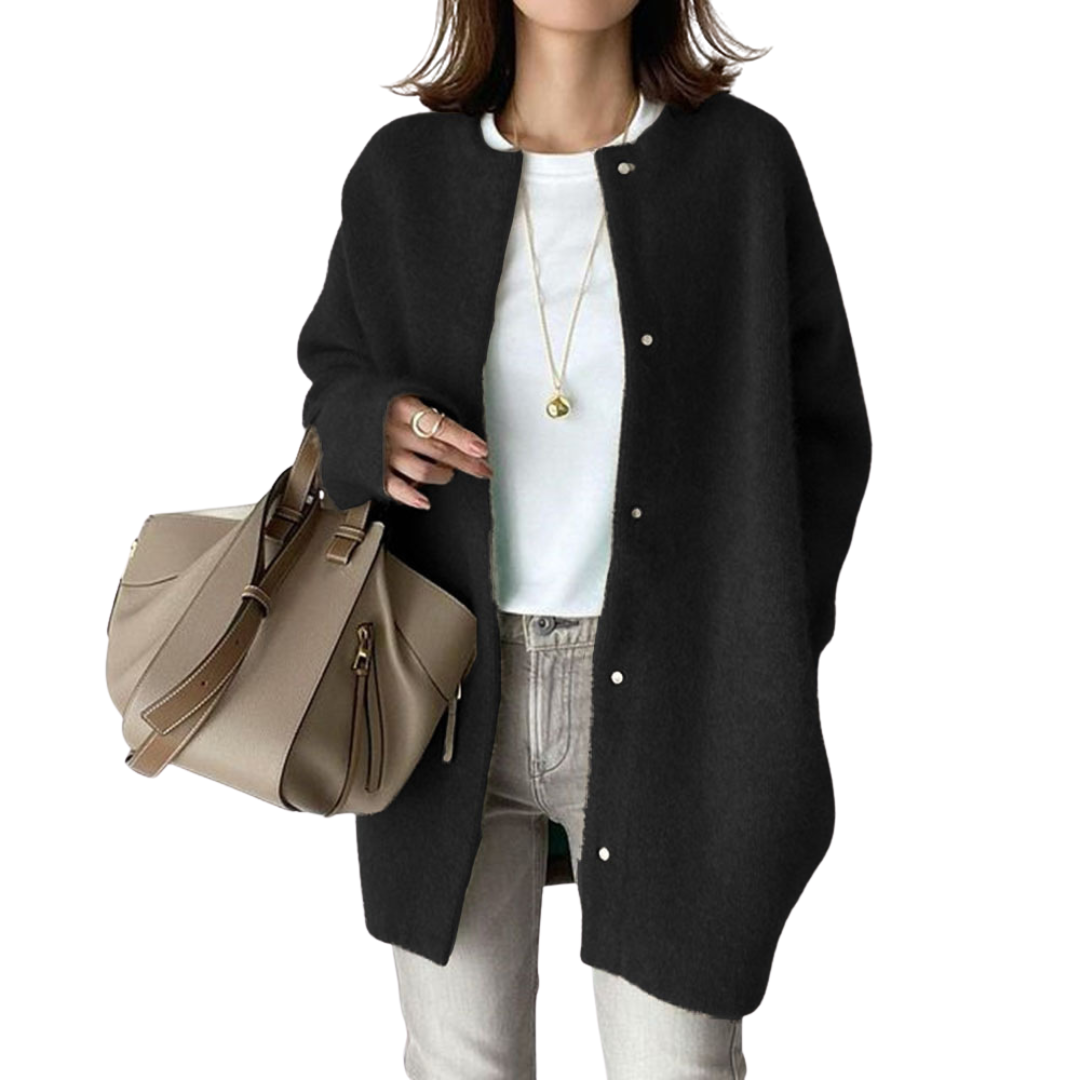 Helga-Marie™ | Tidløs Afslappet Cardigan