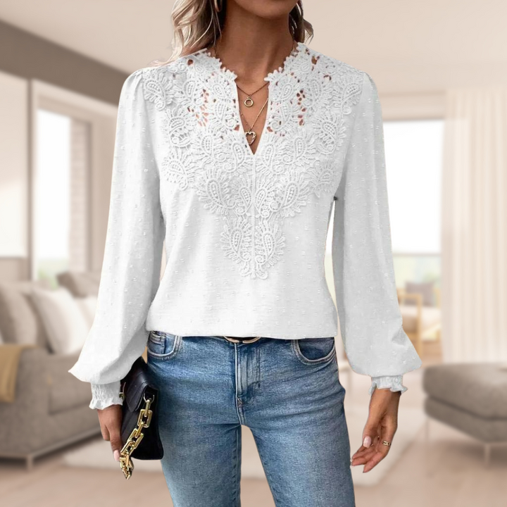 Karna™ | Elegant damebluse med løse ærmer