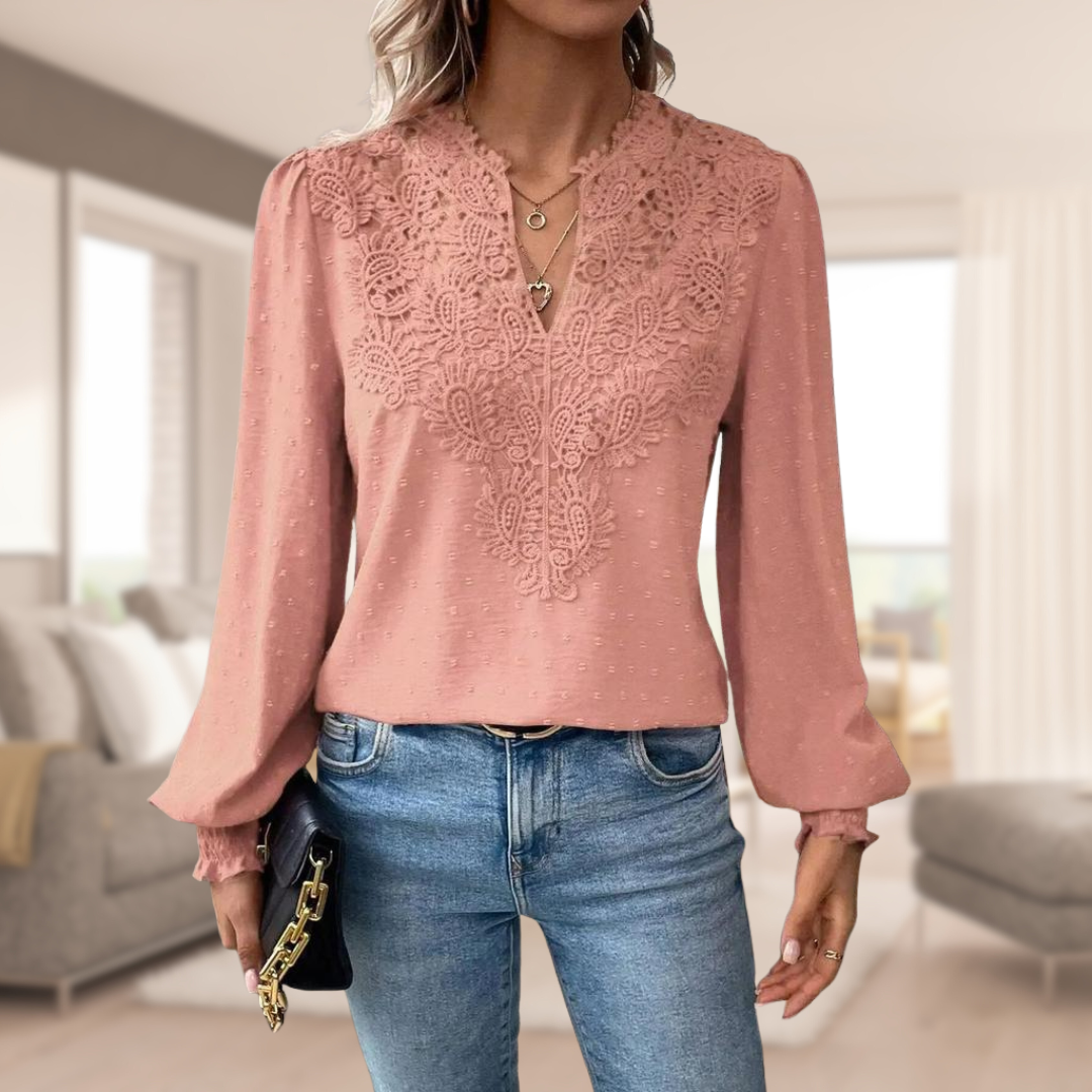 Karna™ | Elegant damebluse med løse ærmer