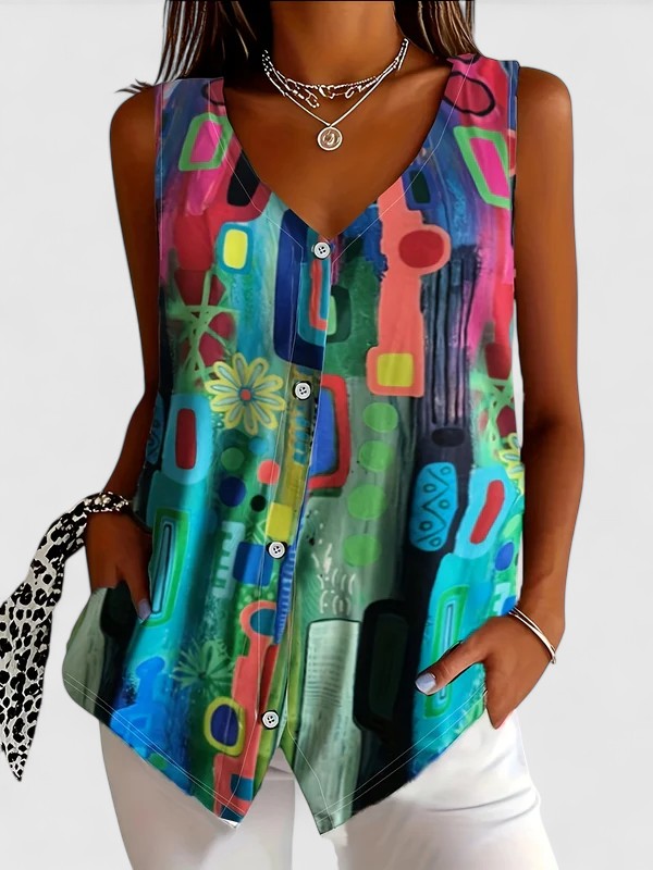 Inger-Marie™ | Kunstnerisk Sommerbluse