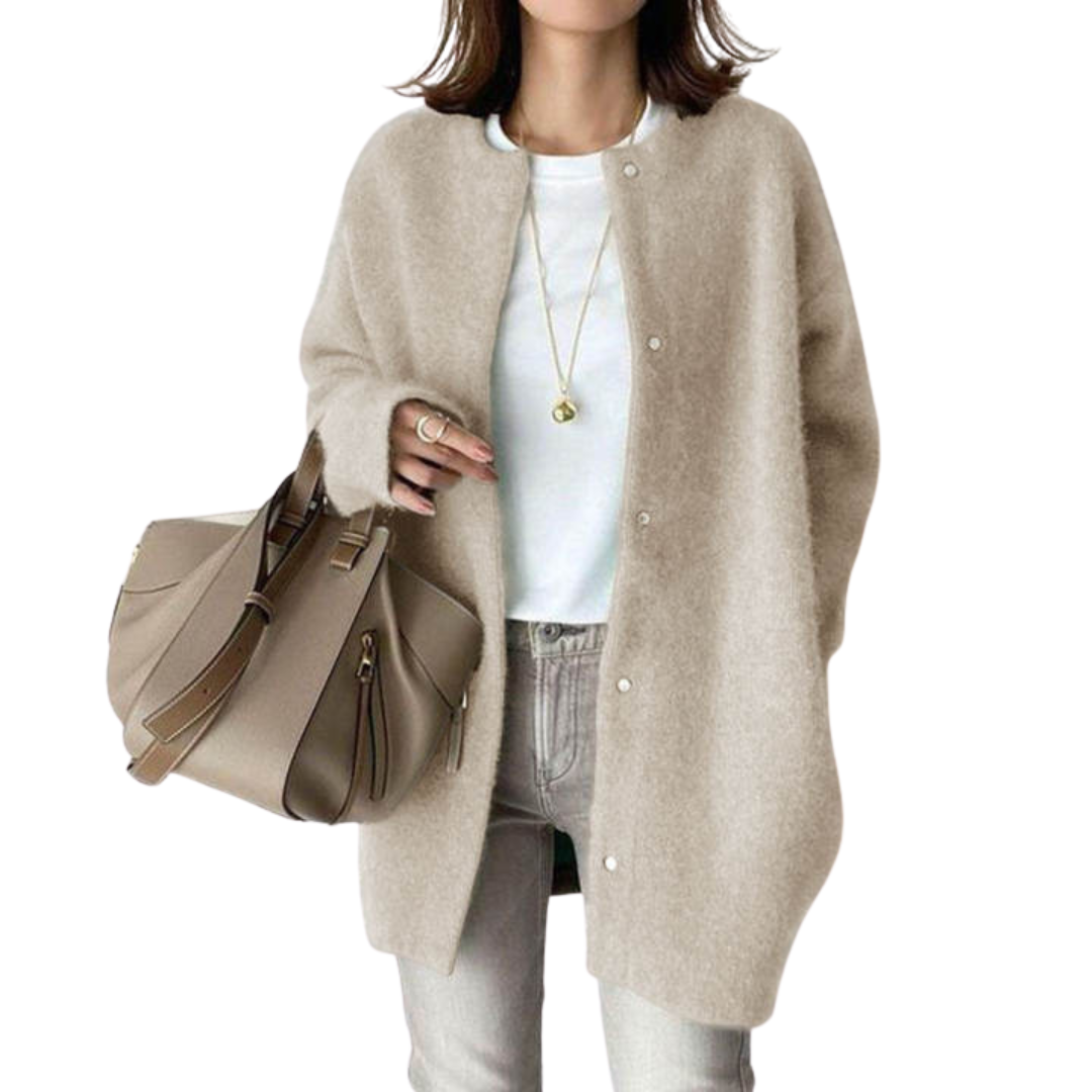 Helga-Marie™ | Tidløs Afslappet Cardigan