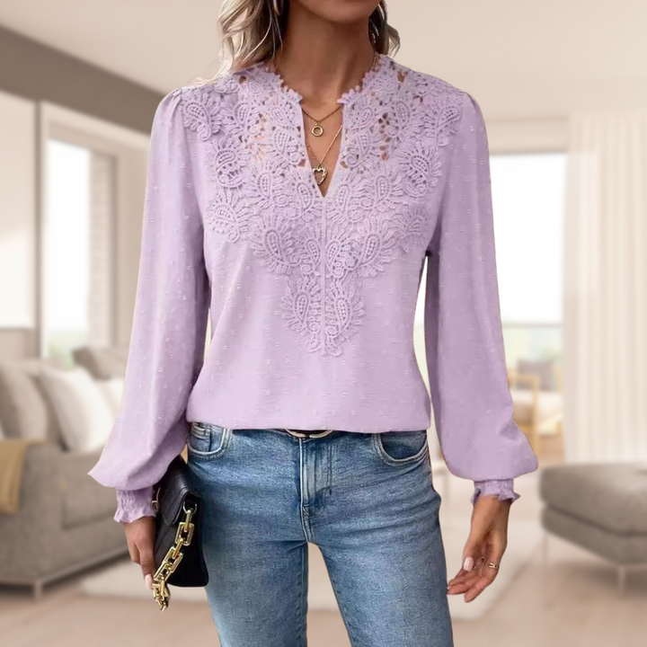 Karna™ | Elegant damebluse med løse ærmer