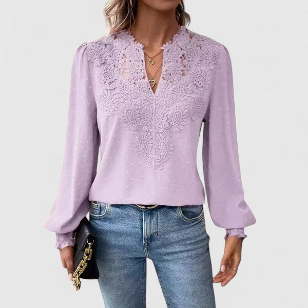 Karna™ | Elegant damebluse med løse ærmer