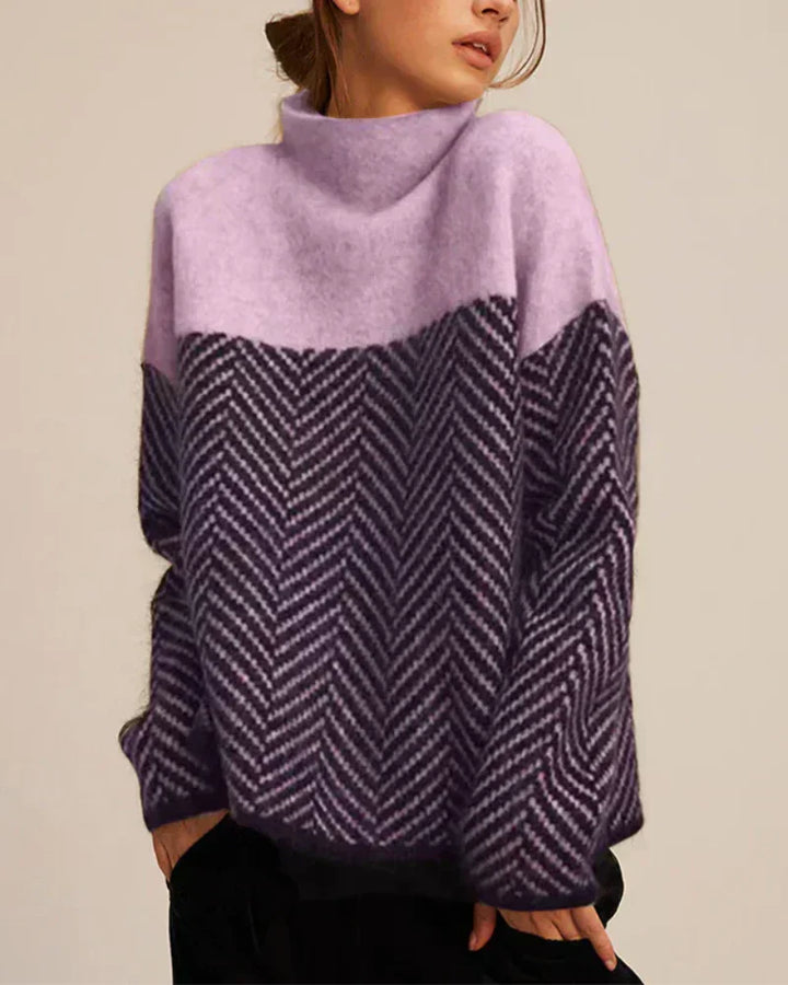 Herdis™ | Bomulds-rullekravesweater