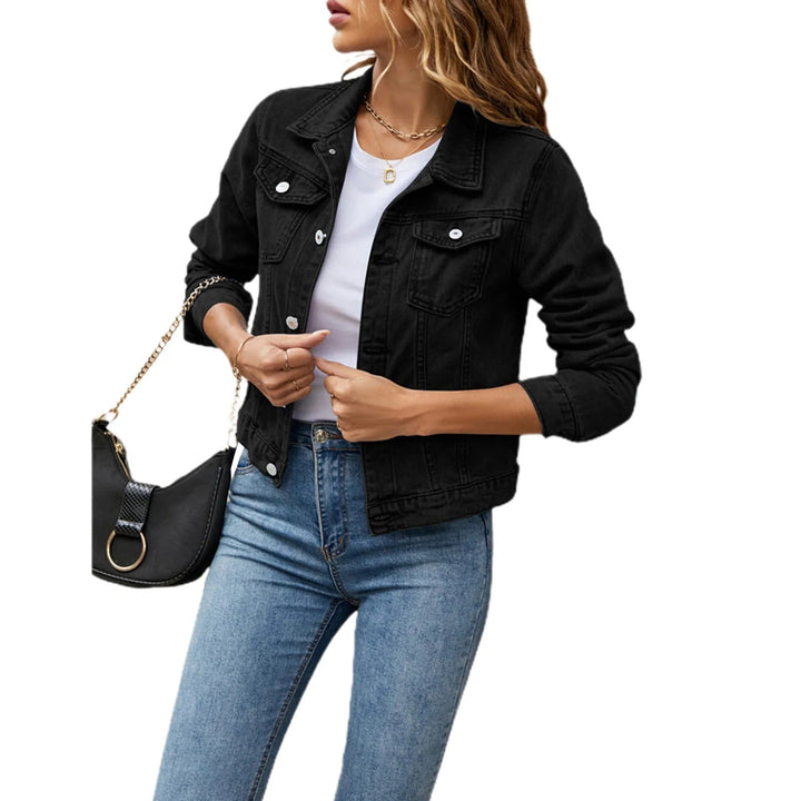 Karoline™ | Stilfuld Casual Denimjakke