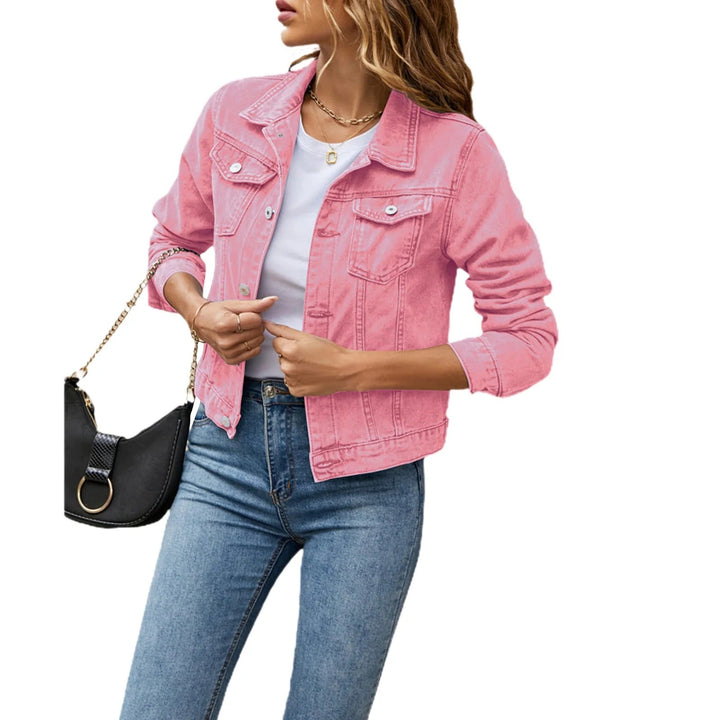 Karoline™ | Stilfuld Casual Denimjakke