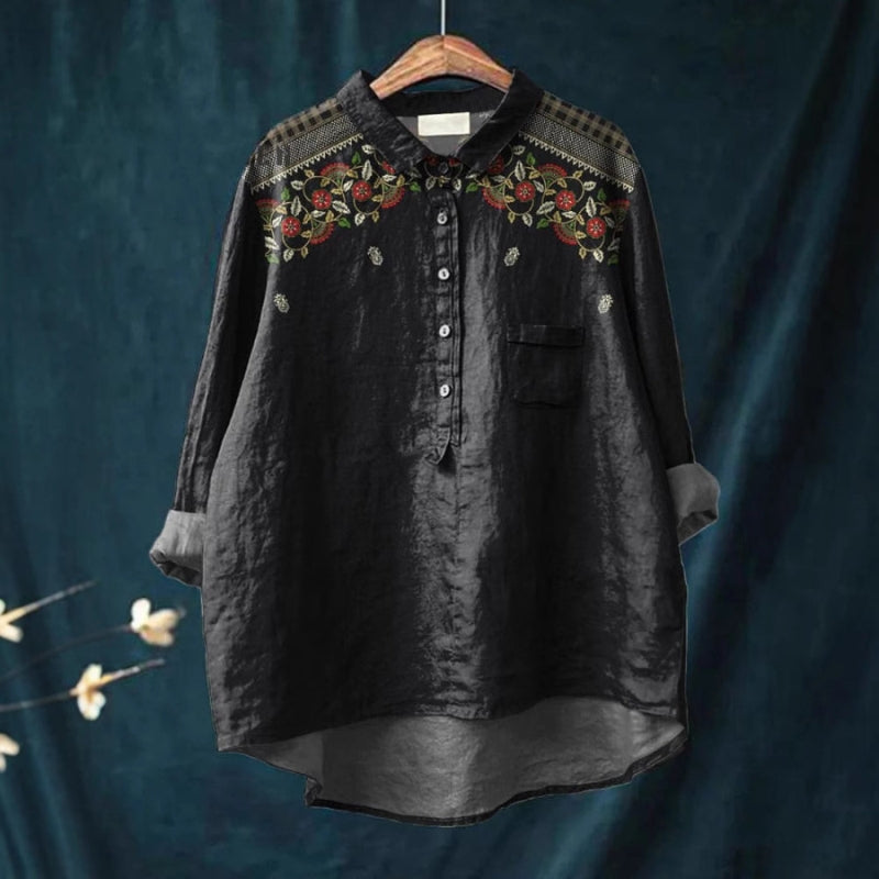 Millee™ | Stilfuld kunstbluse – føl dig elegant og uimodståelig
