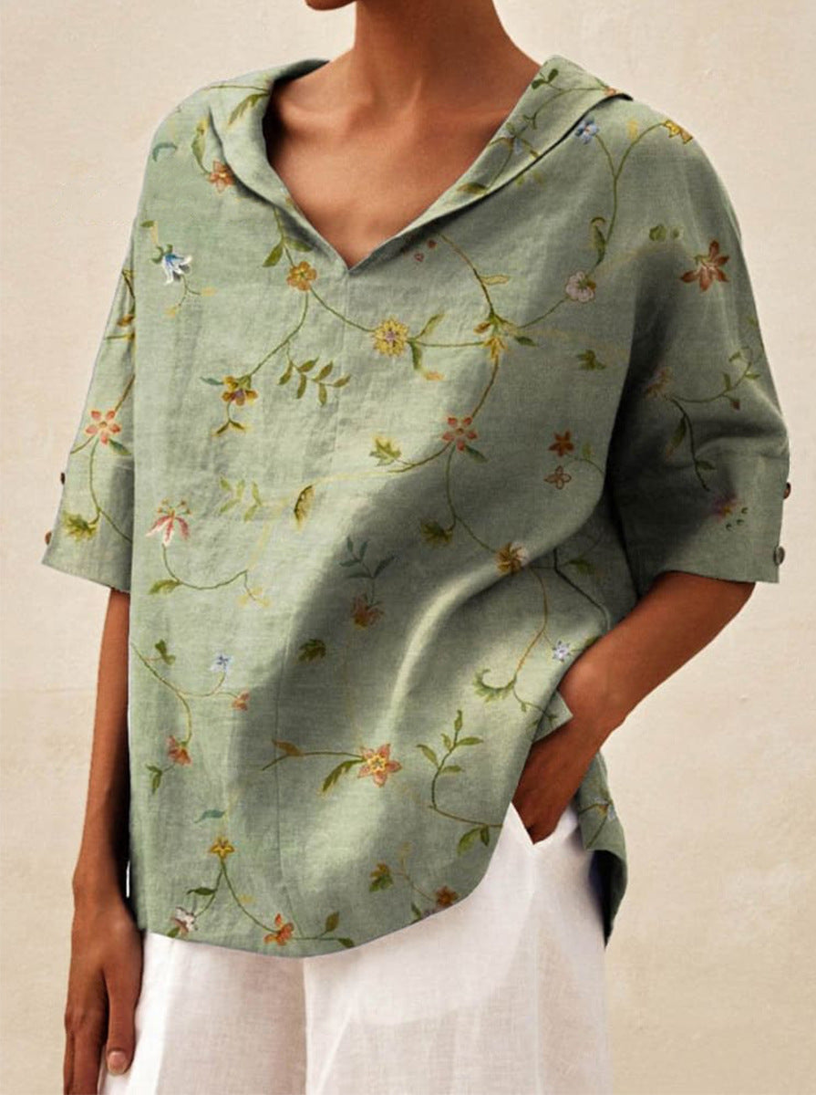 Benedetta™ | Elegant top med V-udskæring