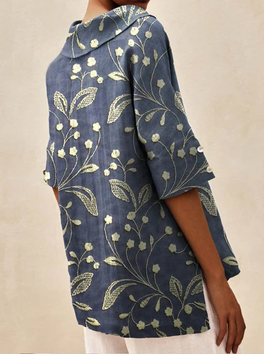 Benedetta™ | Elegant top med V-udskæring