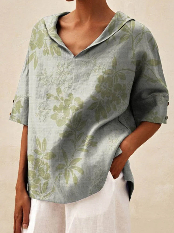Benedetta™ | Elegant top med V-udskæring