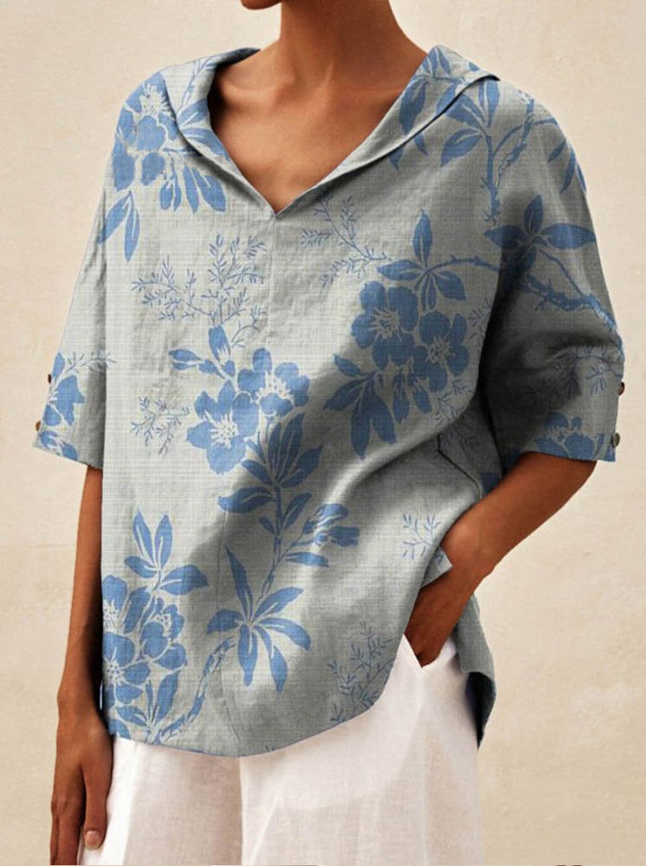 Benedetta™ | Elegant top med V-udskæring