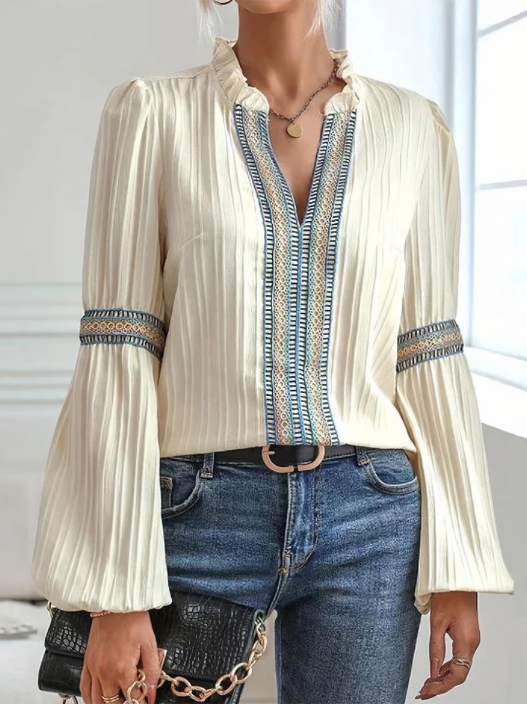 Sigrid™ | Blondebluse til kvinder