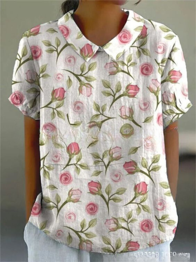 Dagmar™ | Blomstret Skjorte