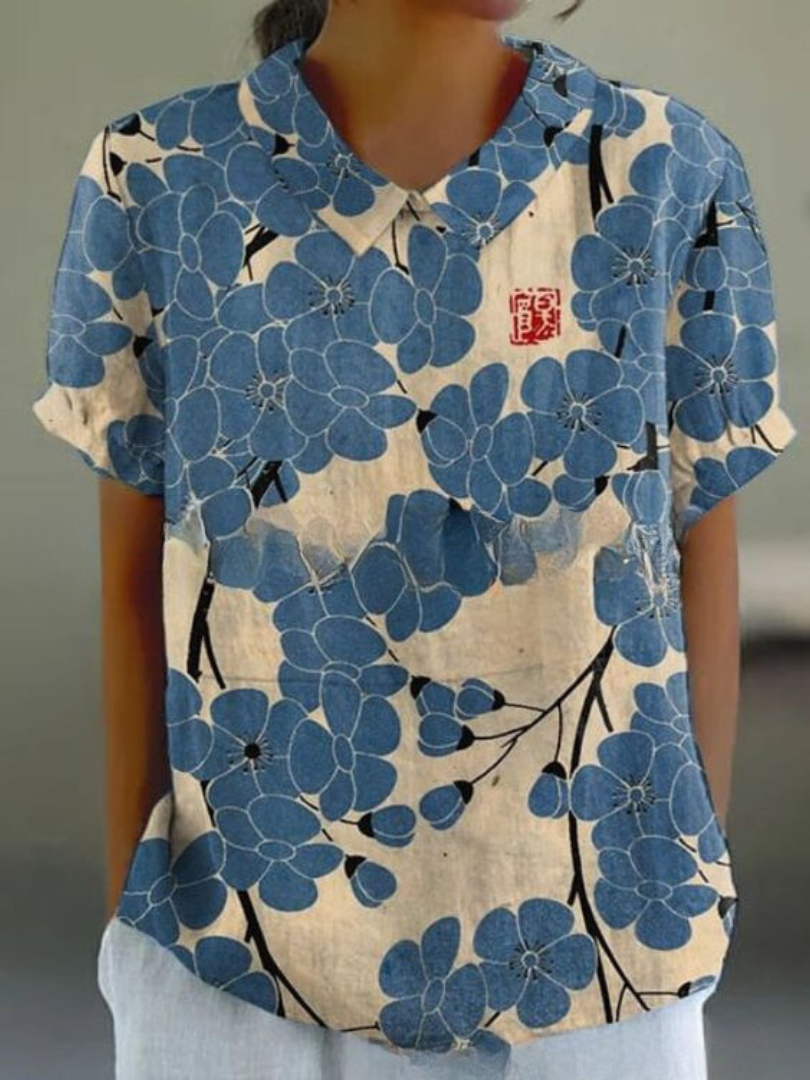 Dagmar™ | Blomstret Skjorte
