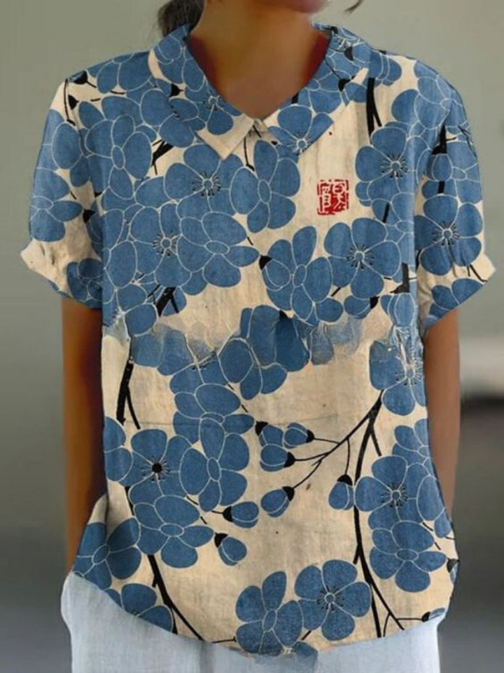 Dagmar™ | Blomstret Skjorte