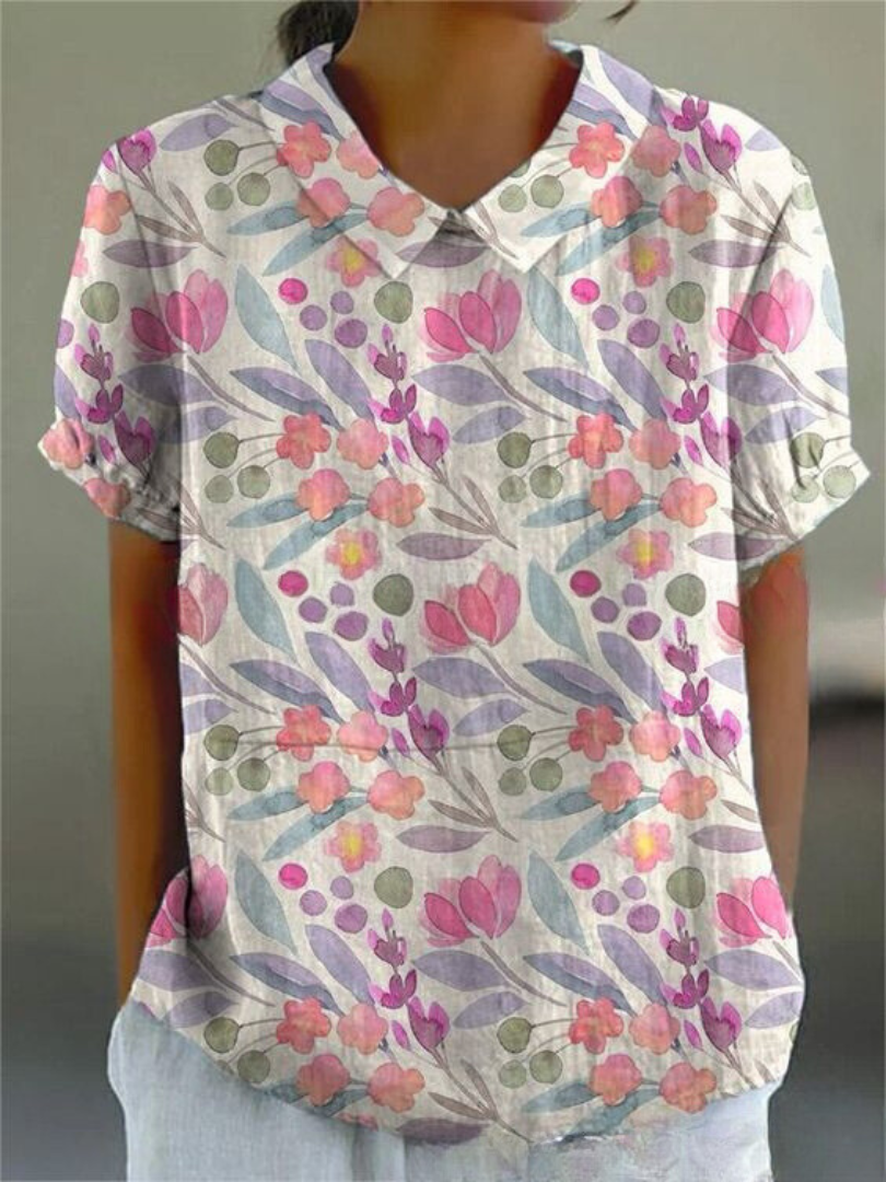 Dagmar™ | Blomstret Skjorte