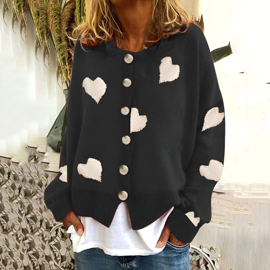 Aina™ | Hjerte-sweater