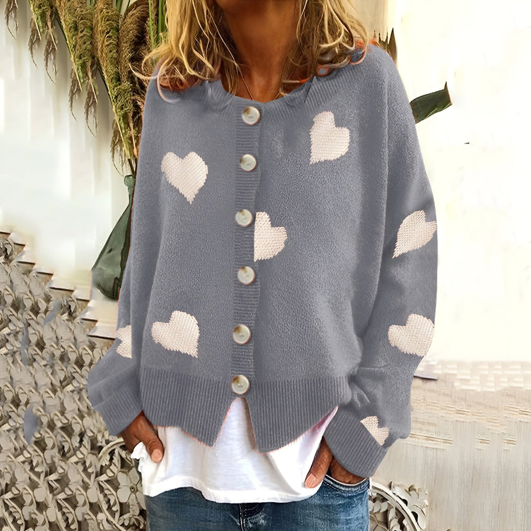 Aina™ | Hjerte-sweater