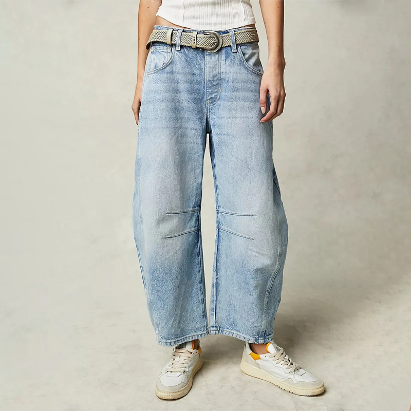 Benedicte™ | Casual Og Behagelige Jeans Med Vide Ben
