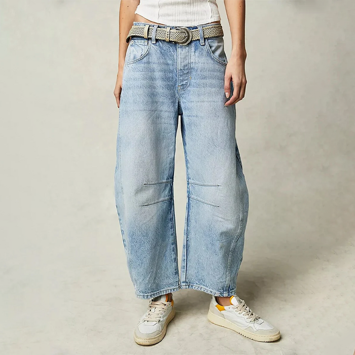 Benedicte™ | Casual Og Behagelige Jeans Med Vide Ben