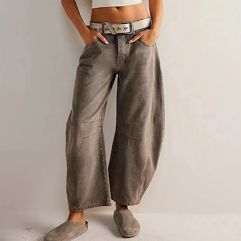 Benedicte™ | Casual Og Behagelige Jeans Med Vide Ben