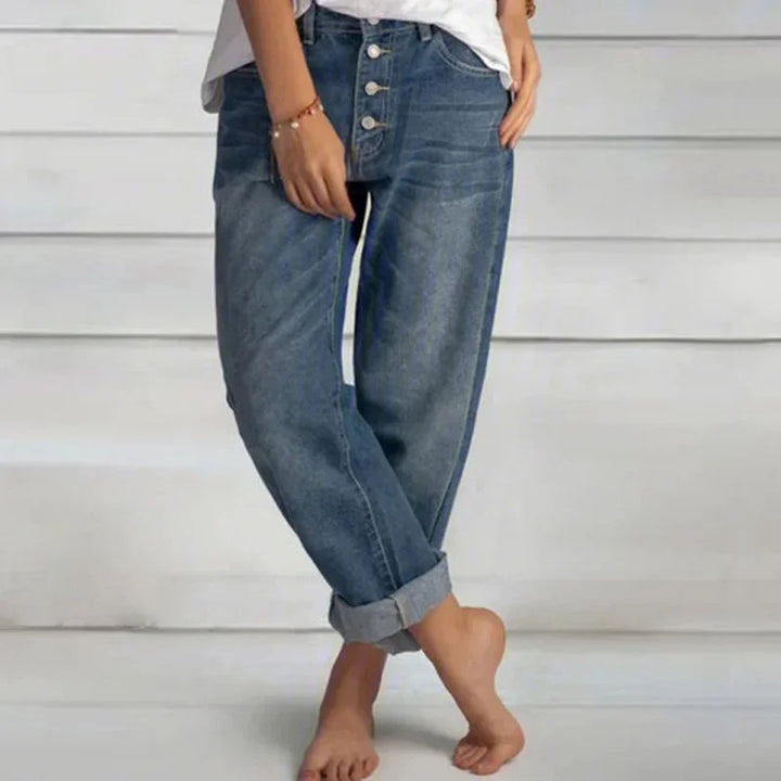 Isabella™ | Stilfulde jeans med løs pasform og høj talje