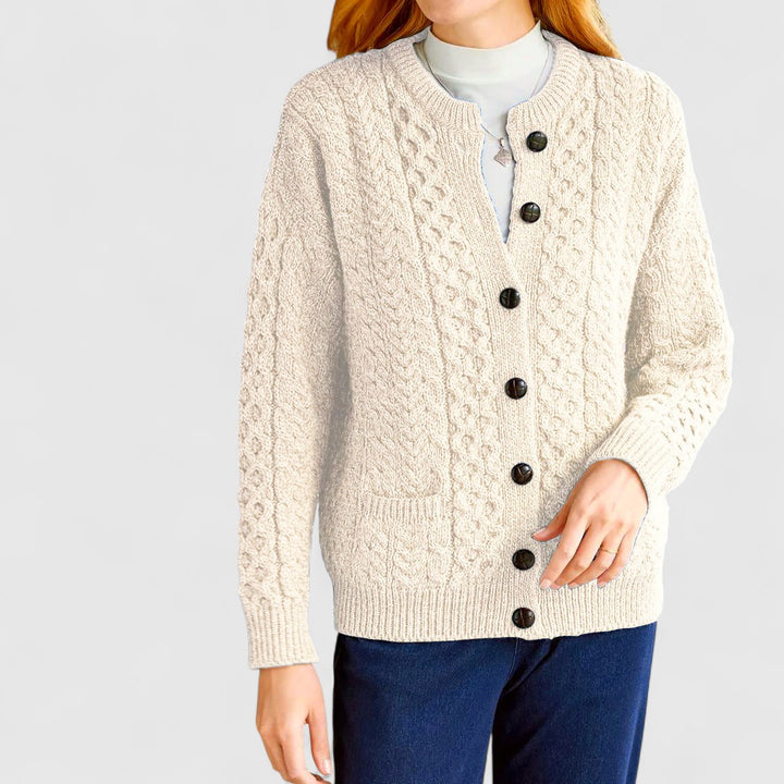Catrine™ | Langærmet Casual Cardigan