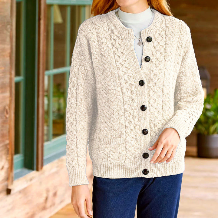Catrine™ | Langærmet Casual Cardigan