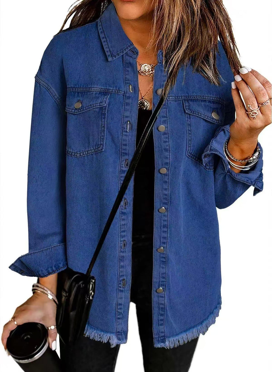 Josefine™ | Tidløs Denim Skjortejakke