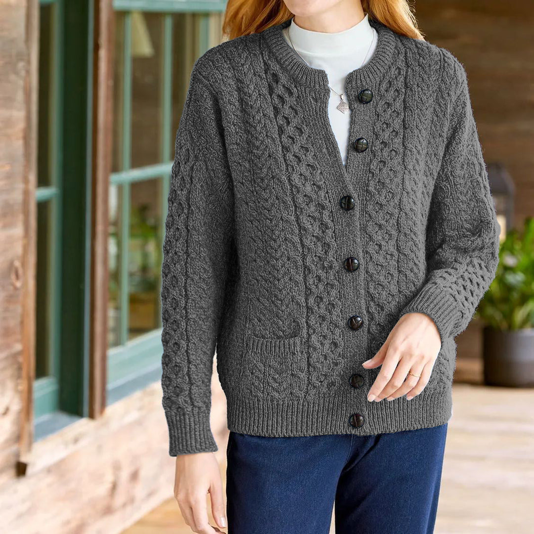 Catrine™ | Langærmet Casual Cardigan