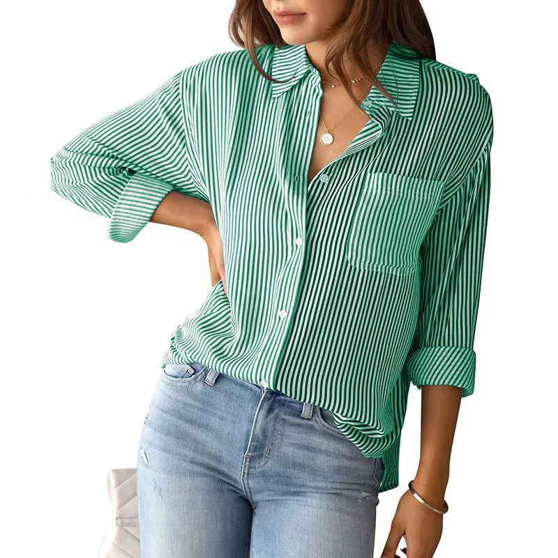 Gyda™ | Elegant bluse i bomuld med løs pasform