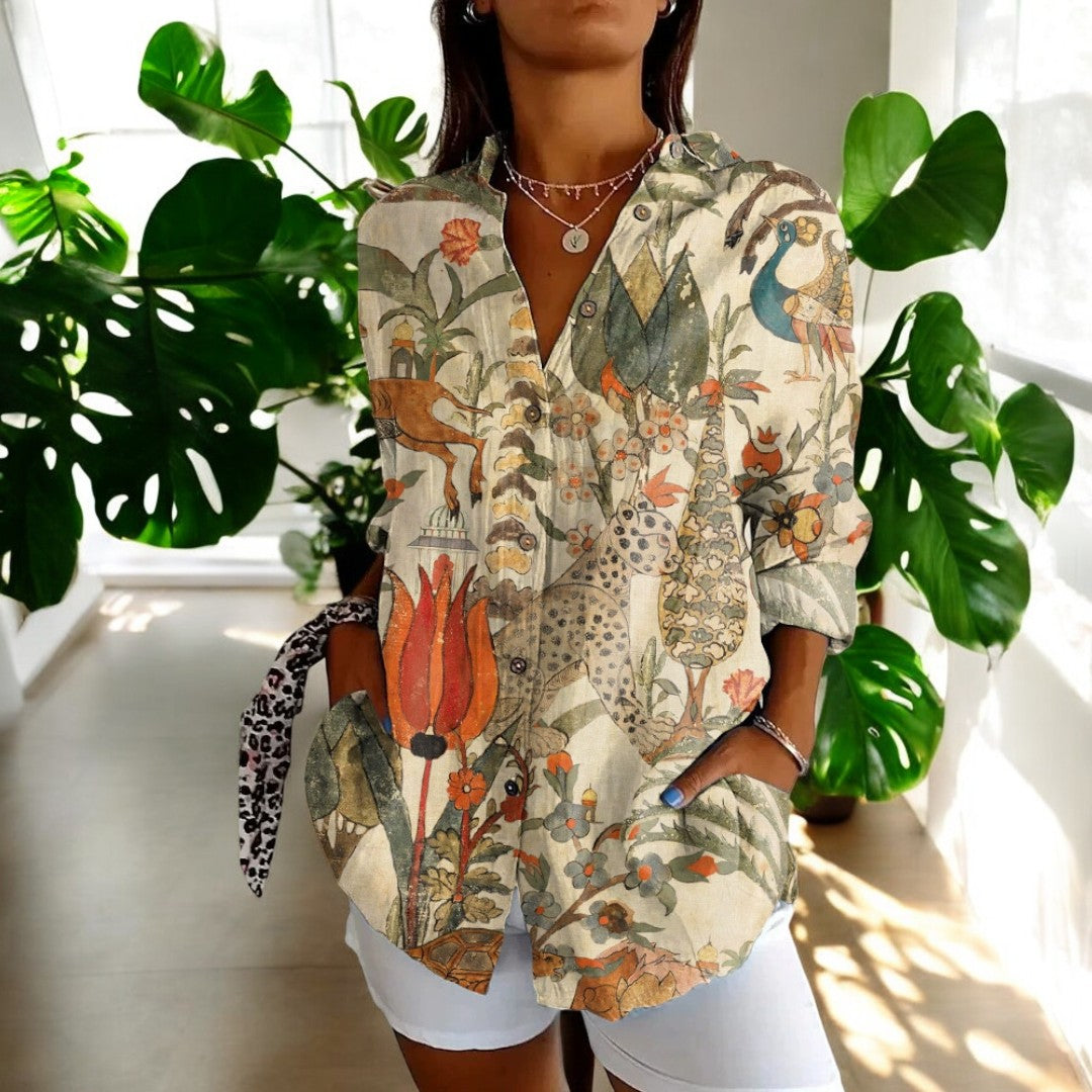 Ylva™ | Vintage Bluse