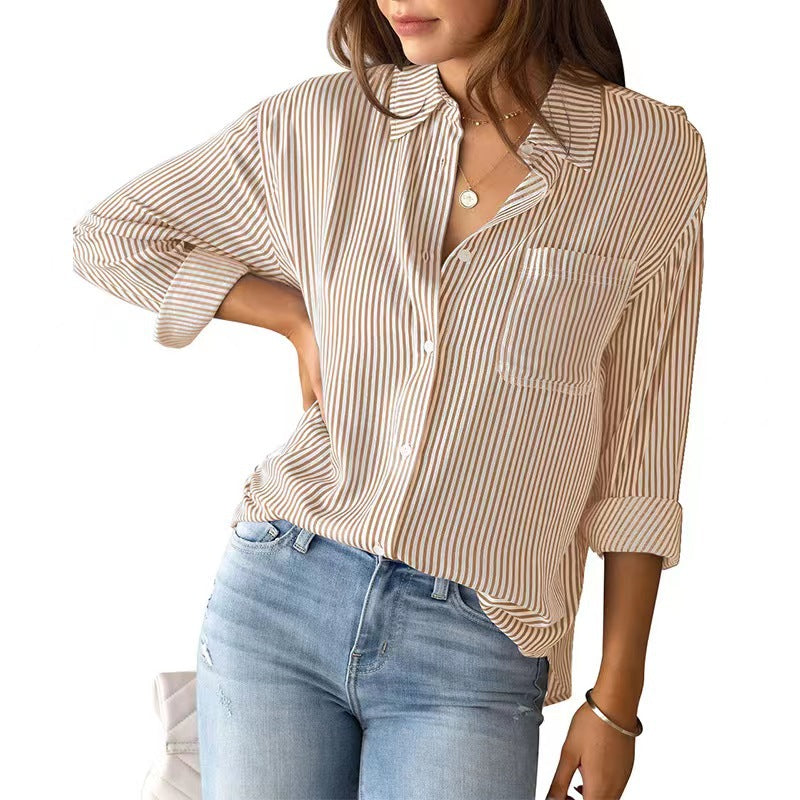 Gyda™ | Elegant bluse i bomuld med løs pasform