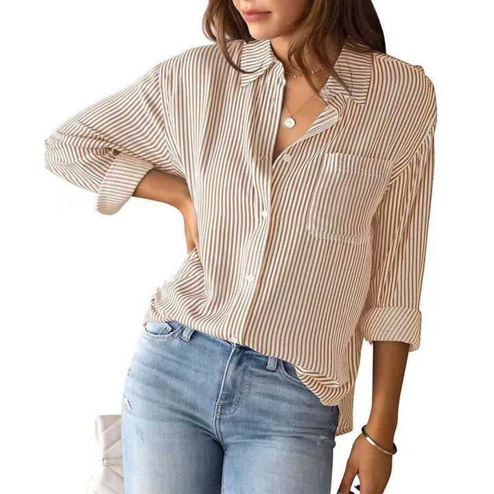 Gyda™ | Elegant bluse i bomuld med løs pasform