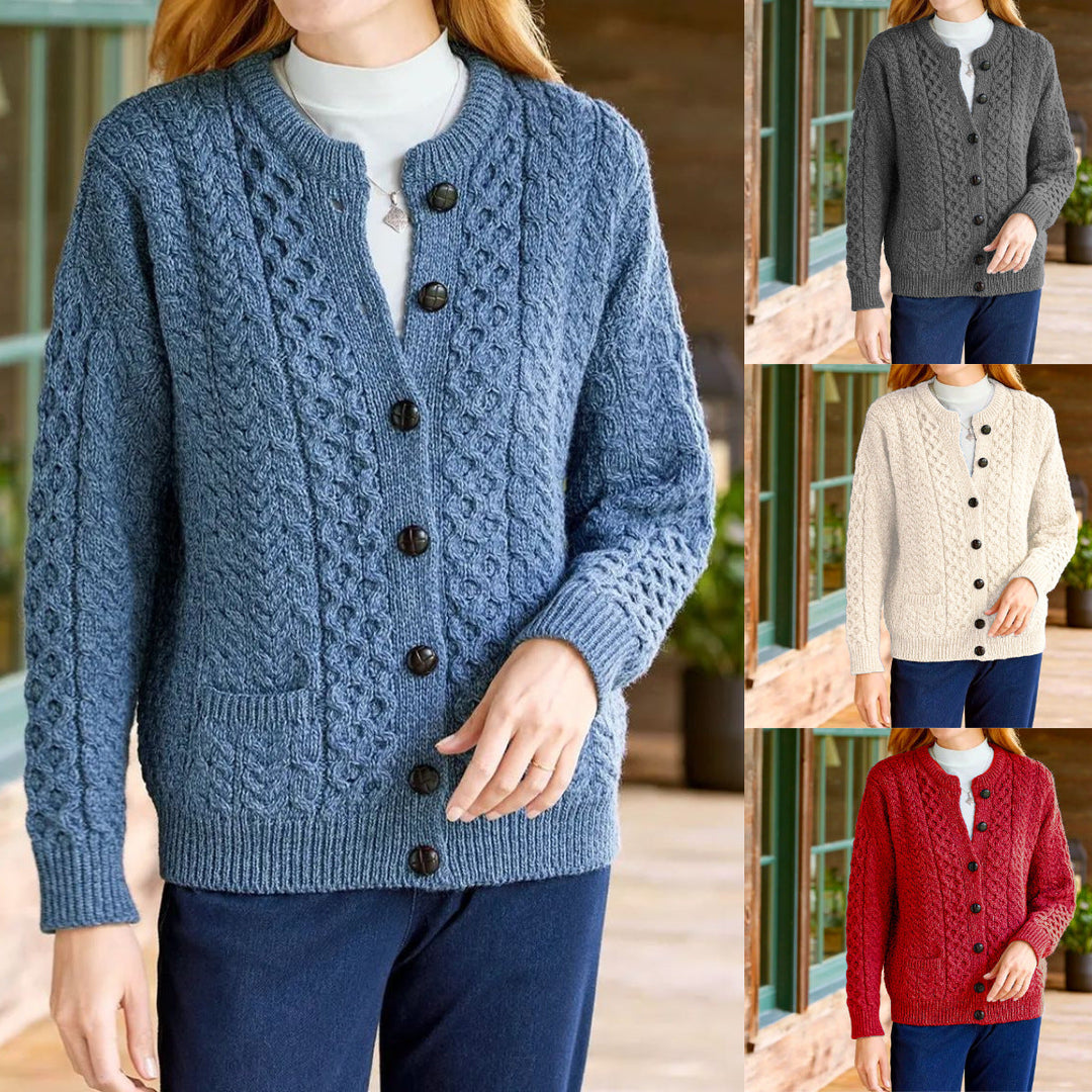 Catrine™ | Langærmet Casual Cardigan