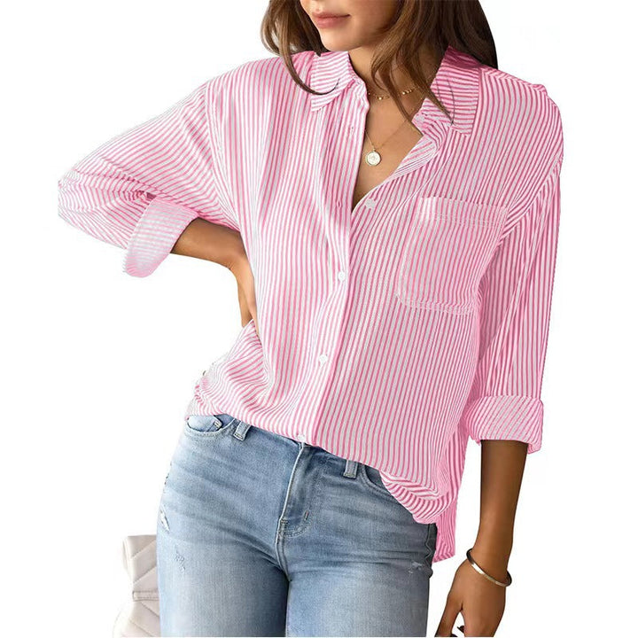 Gyda™ | Elegant bluse i bomuld med løs pasform