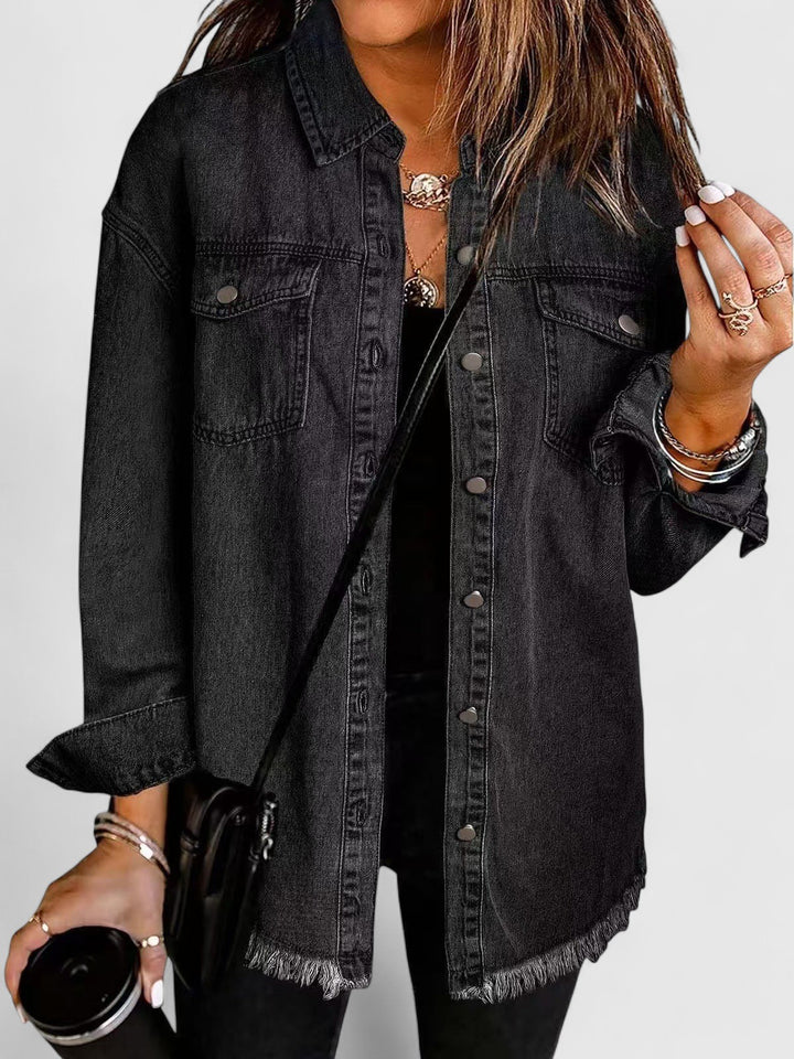 Josefine™ | Tidløs Denim Skjortejakke